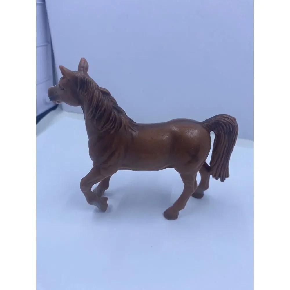 2001 Schleich Walking Chestnut Mare Brown Horse 4